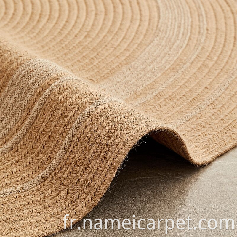 Jute Hemp Braided Wovencarpet Area Rug Floor Mats 35